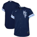 Kansas City Royals Nike Preschool City Connect Replica Jersey - Navy - 49Native