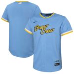 Milwaukee Brewers Nike Preschool City Connect Replica Team Jersey - Powder Blue - 49Native