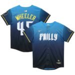 Zack Wheeler Philadelphia Phillies Nike Preschool 2024 City Connect Limited Player Jersey - Blue - 49Native