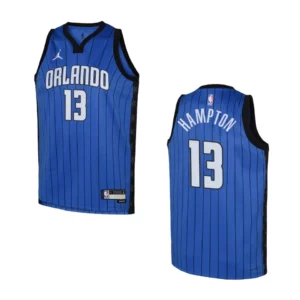 2022-23 Orlando Magic Youth Statement Edition R.J. Hampton Blue Jersey - 49Native