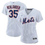 Justin Verlander New York Mets Nike Women's Home Replica Player Jersey - White/Royal - 49Native