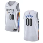 Brooklyn Nets Royce O'Neale 2022-23 City Edition White Swingman Jersey - 49Native