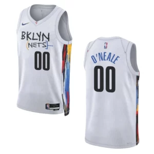 Brooklyn Nets Royce O'Neale 2022-23 City Edition White Swingman Jersey - 49Native