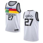 Rudy Gobert City Edition Minnesota Timberwolves 2022-23 White Swingman Jersey - 49Native