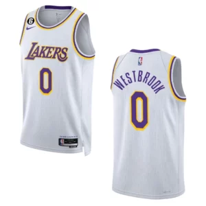 Russell Westbrook Association Edition Los Angeles Lakers 2022-23 White Swingman Jersey - 49Native