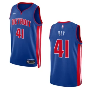 Detroit Pistons Saddiq Bey 2022-23 Icon Edition Royal Swingman Jersey - 49Native