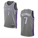 Sasha Vezenkov City Edition Sacramento Kings 2022-23 Gray Swingman Jersey - 49Native