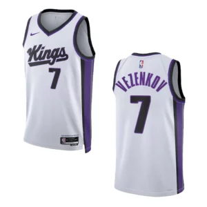 Sasha Vezenkov Association Edition Sacramento Kings 2023-24 White Swingman Jersey - 49Native