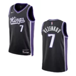 Sasha Vezenkov Icon Edition Sacramento Kings 2023-24 Black Swingman Jersey - 49Native