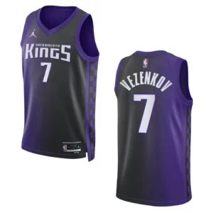 Sasha Vezenkov Statement Edition Sacramento Kings 2023-24 Purple Swingman Jersey - 49Native