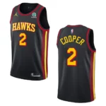 Atlanta Hawks Sharife Cooper 2021 Statement Edition Jersey Black - 49Native