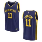 Golden State Warriors Fast Break Klay Thompson 2022-23 Statement Navy Jersey - 49Native
