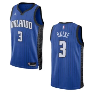 2022-23 Statement Edition Orlando Magic Chuma Okeke Blue Swingman Jersey - 49Native