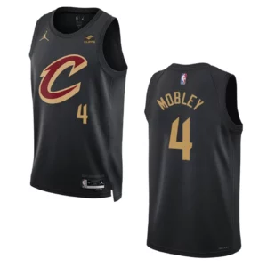 2022-23 Statement Edition Cleveland Cavaliers Evan Mobley Black Swingman Jersey - 49Native