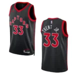 2022-23 Statement Edition Toronto Raptors Gary Trent Jr. Black Swingman Jersey - 49Native
