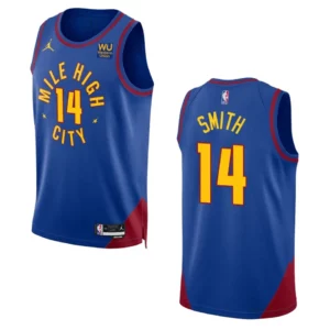 2022-23 Statement Edition Denver Nuggets Ish Smith Royal Swingman Jersey - 49Native