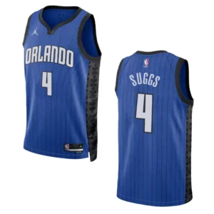 2022-23 Statement Edition Orlando Magic Jalen Suggs Blue Swingman Jersey - 49Native