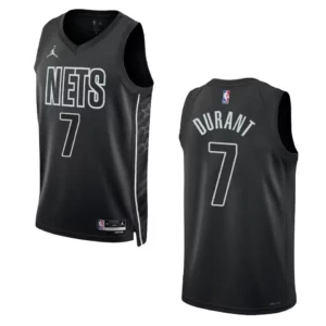 2022-23 Statement Edition Brooklyn Nets Kevin Durant Black Swingman Jersey - 49Native