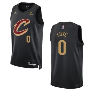 2022-23 Statement Edition Cleveland Cavaliers Kevin Love Black Swingman Jersey - 49Native
