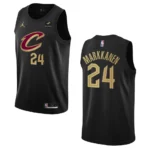 2022-23 Statement Edition Cleveland Cavaliers Lauri Markkanen Black Swingman Jersey - 49Native