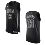2022-23 Statement Edition Brooklyn Nets Markieff Morris Black Authentic Jersey - 49Native