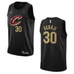 2022-23 Statement Edition Cleveland Cavaliers Ochai Agbaji Black Swingman Jersey - 49Native