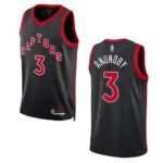 2022-23 Statement Edition Toronto Raptors OG Anunoby Black Swingman Jersey - 49Native