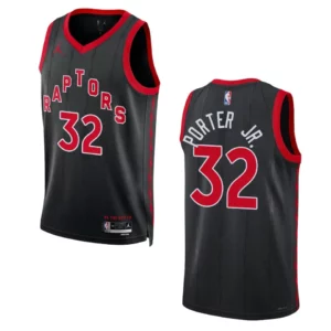 2022-23 Statement Edition Toronto Raptors Otto Porter Jr. Black Swingman Jersey - 49Native