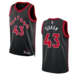 2022-23 Statement Edition Toronto Raptors Pascal Siakam Black Swingman Jersey - 49Native