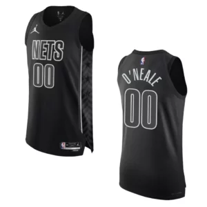 2022-23 Statement Edition Brooklyn Nets Royce O'Neale Black Authentic Jersey - 49Native