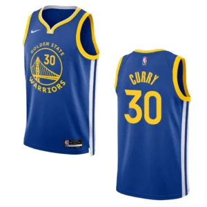 Golden State Warriors Stephen Curry 2022-23 Icon Edition Royal Swingman Jersey - 49Native