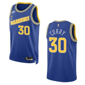 Golden State Warriors Stephen Curry Royal Swingman 2022-23 Classic Edition Jersey - 49Native