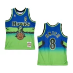 Steve Smith Atlanta Hawks 1996-97 Reload 2.0 Hardwood Classics Jersey Blue - 49Native