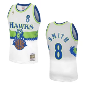 Atlanta Hawks Steve Smith Reload 3.0 1996-97 HWC Jersey MN White - 49Native