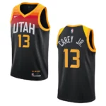 Utah Jazz City Edition Vernon Carey Jr. 2022-23 Swingman Black Jersey - 49Native