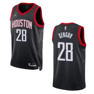 Houston Rockets Statement Edition Alperen Sengun 2022-23 Swingman Black Jersey - 49Native