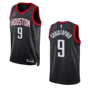 Houston Rockets Statement Edition Josh Christopher 2022-23 Swingman Black Jersey - 49Native