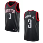 Houston Rockets Statement Edition Kevin Porter Jr. 2022-23 Swingman Black Jersey - 49Native