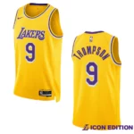Los Angeles Lakers Icon Edition Tristan Thompson 2022-23 Swingman Gold Jersey - 49Native