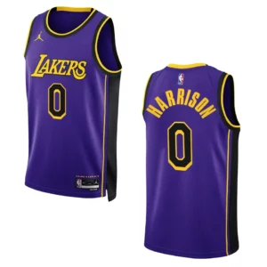 Los Angeles Lakers Statement Edition Shaquille Harrison 2022-23 Swingman Purple Jersey - 49Native
