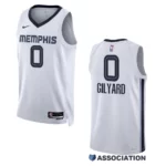 Memphis Grizzlies Association Edition Jacob Gilyard 2022-23 Swingman White Jersey - 49Native