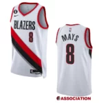 Portland Trail Blazers Association Edition Skylar Mays 2022-23 Swingman White Jersey - 49Native