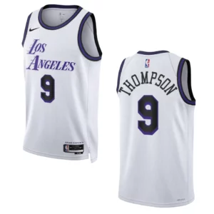 Los Angeles Lakers City Edition Tristan Thompson 2022-23 Swingman White Jersey - 49Native