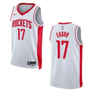 Houston Rockets Tari Eason 2022-23 Association Edition White Swingman Jersey - 49Native
