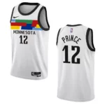 Taurean Prince City Edition Minnesota Timberwolves 2022-23 White Swingman Jersey - 49Native