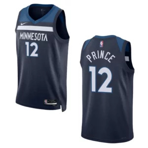 Minnesota Timberwolves Taurean Prince 2022-23 Icon Edition Navy Swingman Jersey - 49Native