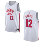 Tobias Harris City Edition Philadelphia 76ers 2022-23 White Swingman Jersey - 49Native