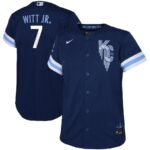 Bobby Witt Jr. Kansas City Royals Nike Toddler City Connect Replica Player Jersey - Navy - 49Native