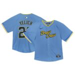 Christian Yelich Milwaukee Brewers Nike Toddler City Connect Limited Player Jersey - Powder Blue - 49Native