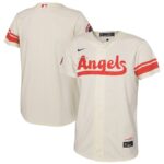 Los Angeles Angels Nike Toddler City Connect Replica Jersey - Cream - 49Native